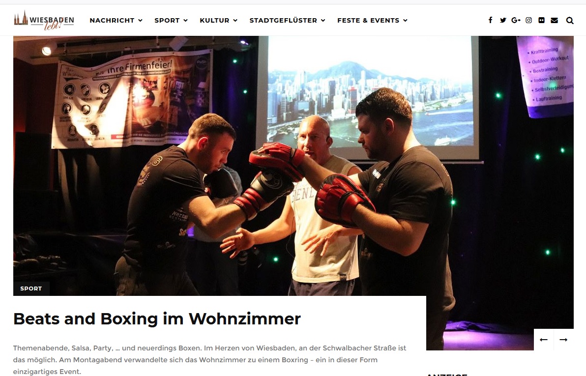 Wiesbaden lebt Bericht Beats and Boxing II (6.3.2018)